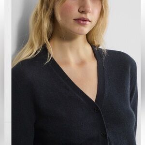 Aritzia Bare Cashmere V-neck Cardigan Sweater